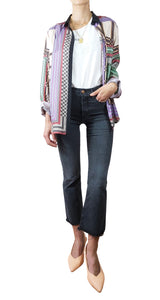 Blusa Seda Multicolor