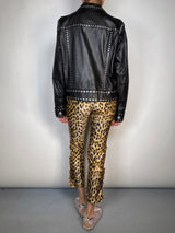 Chaqueta Cuero Karl Lagerfeld x Falabella