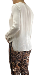 Blusa Traslucida Crema