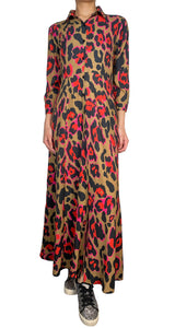 Vestido Camisero Animal Print