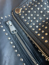 Chaqueta Studs Cuero