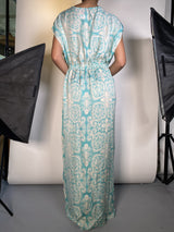 Vestido Buganda Frida Turquesa