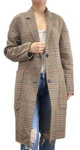 Abrigo Houndstooth Multicolor