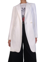 Chaqueta De Traje Blanca