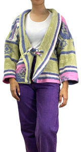 Sweater Abierto Multicolor