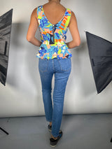 Blusa Multicolor Elasticada