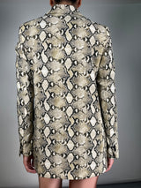 Blazer Snake Print