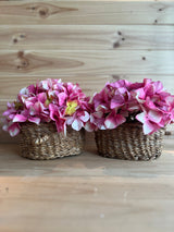 Set 2 Canastos De Mimbre