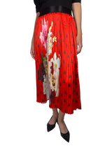 Falda Plisada Flores