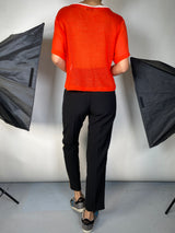 Polera de Lino Tejida