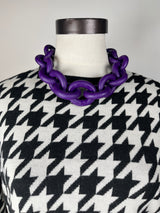 Collar Eslabón Purpura