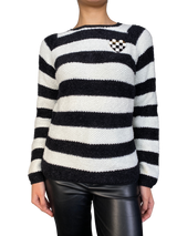 Sweater Black And White