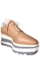Zapatos Platform Beige