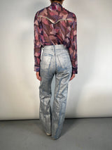 Blusa Seda Traslucida