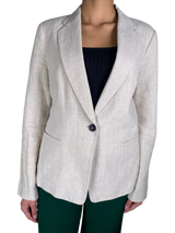 Blazer Lino Beige