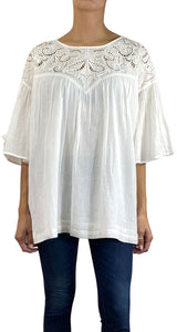Blusa Blanca Encaje