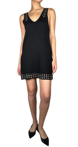 Vestido Tachas Negro