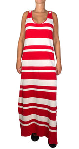 Vestido Rojo Rayas