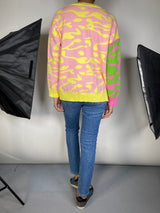 Cárdigan Botones Multicolor