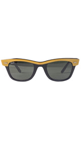 Anteojos Wayfarer Dorados
