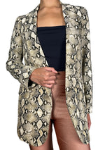 Blazer Snake Print