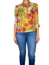 Blusa Seda Mangas 3/4