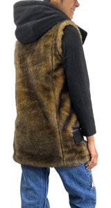 Abrigo Piel Sintética