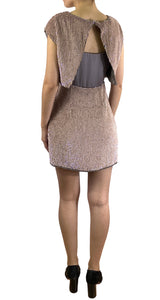 Vestido Rosa Palo Lentejuelas