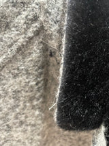 Abrigo Lana Gris Oversize