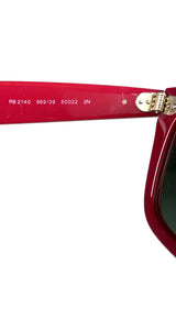 Anteojos Wayfarer Burdeo