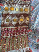 Blusa Estampada Y Bordado