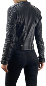 Chaqueta Cuero Matelasé