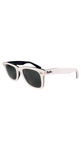 Anteojos Wayfarer Blancos