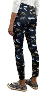 Leggings Negra Estampada