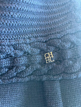 Vestido Tejido Azul Marino