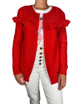 Sweater Abierto Rojo