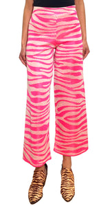 Pantalón Animal Print Fucsia