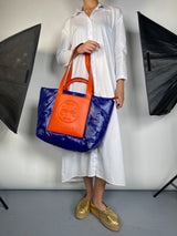 Cartera Azul / Naranja