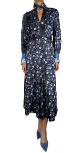 Vestido Flores Azules