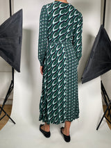 Vestido Verde Manga Larga