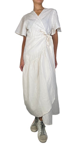 Vestido Maxi Lino Blanco