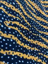 Pantalón Estampado Mostaza