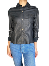 Sobrecamisa Cuero Flecos