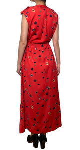 Vestido Rojo Estampado