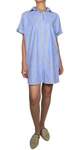 Camisola Clara Listado Celeste