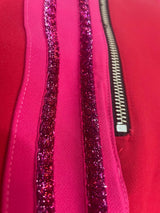 Pantalón Rojo Franjas Brillantes