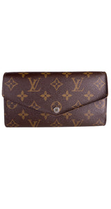 Billetera Monograma Cuero