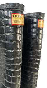 Botas Negras De Agua Croco