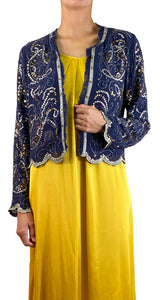 Tapado Azul Lentejuelas