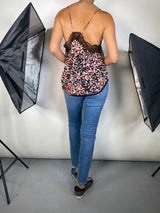 Blusa Estampada Tirantes